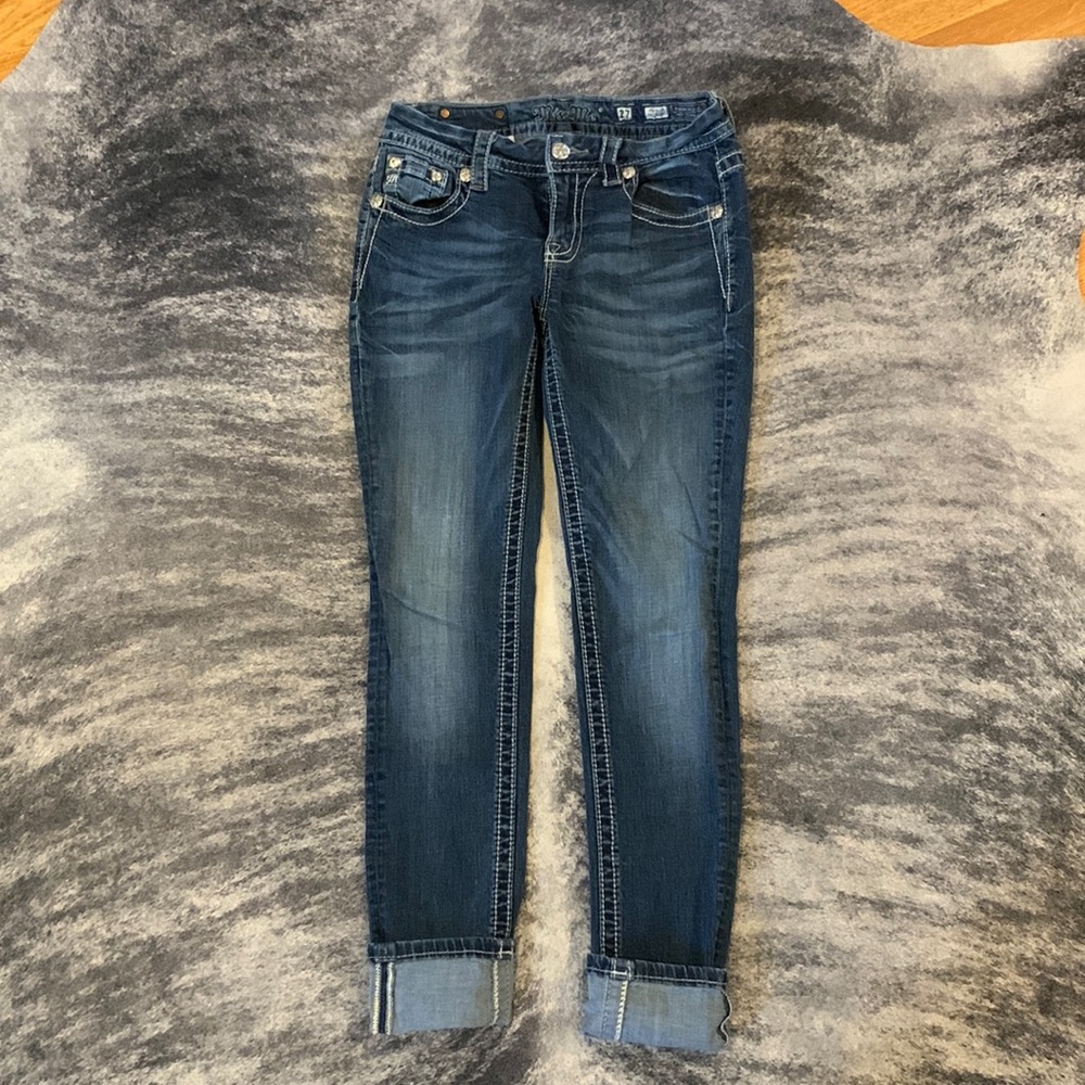 Miss me Mid rise skinny jeans size 27
